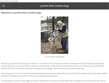 Tablet Screenshot of lynchesrivercarolinadogs.net